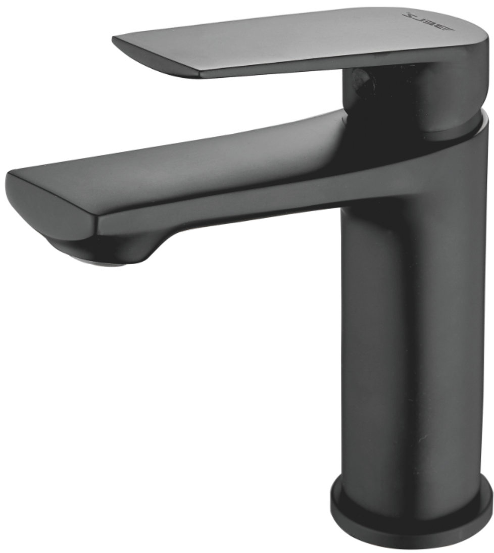 Смеситель для раковины, черный, B10533-7