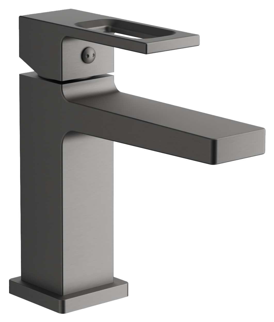 Смеситель для раковины, оружейная сталь, B10658-3