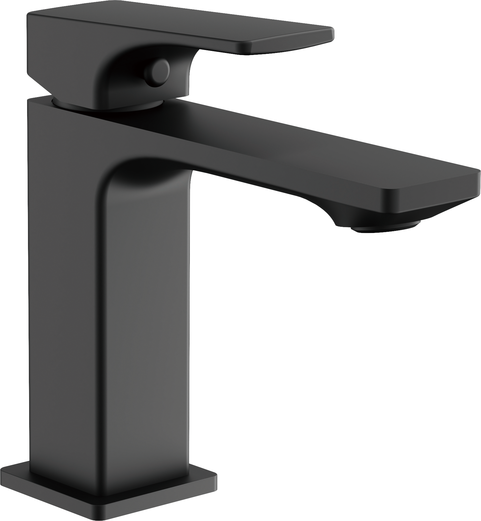 Смеситель для раковины, черный, латунь, B10709-7