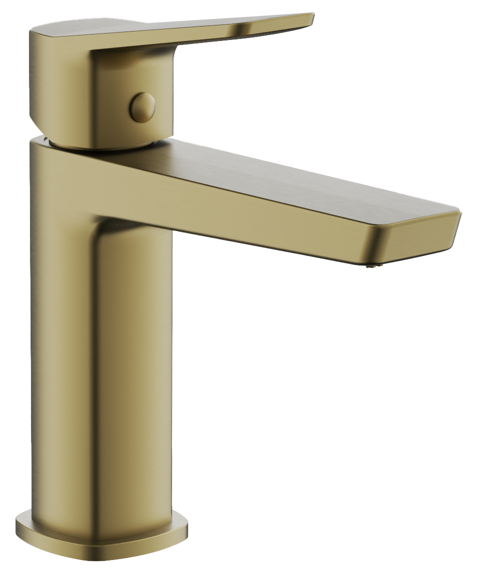 Смеситель для раковины, брашированное золото, B10715-5