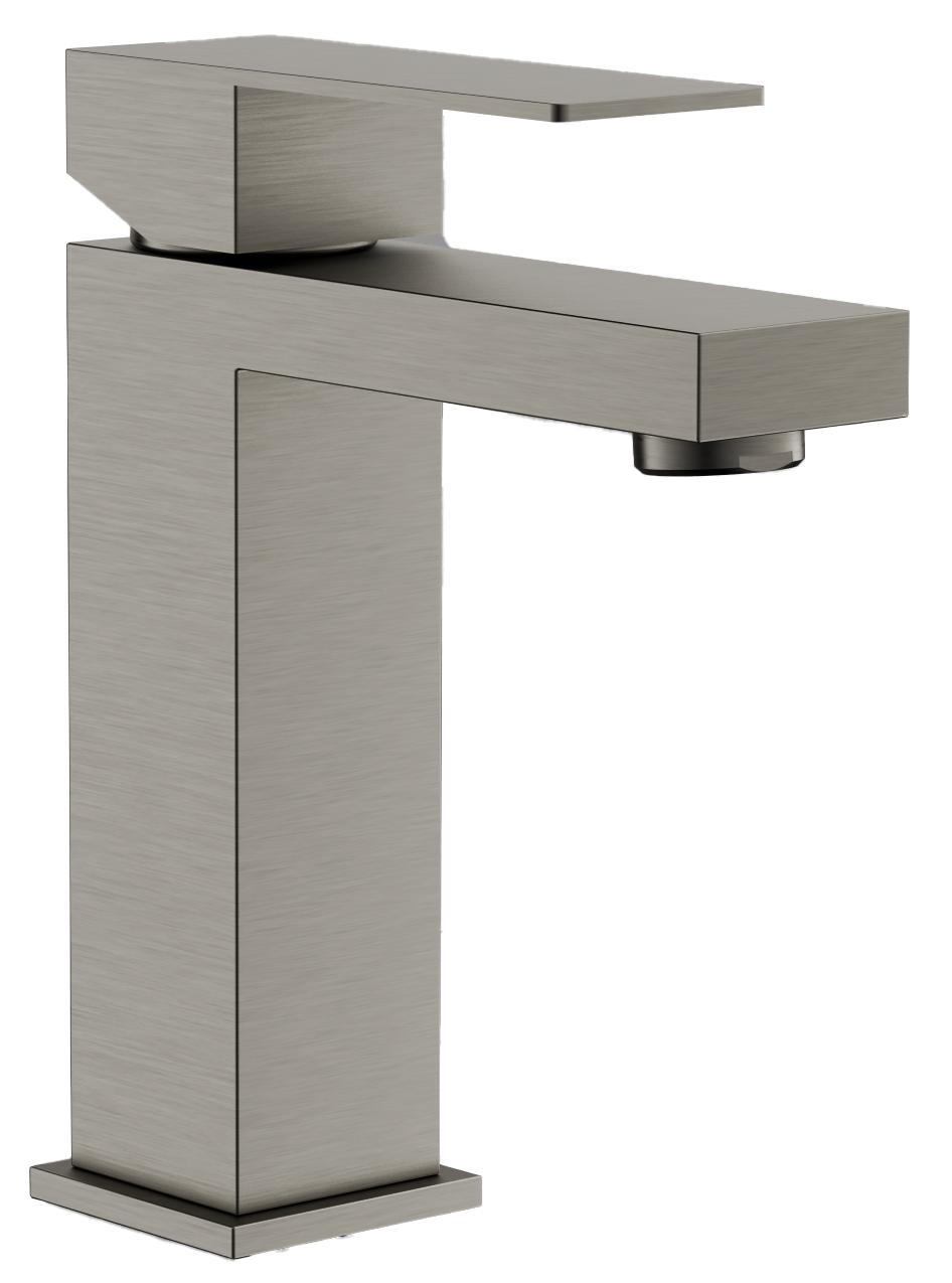 Смеситель для раковины, сатин, нержавеющая сталь, B10817-1