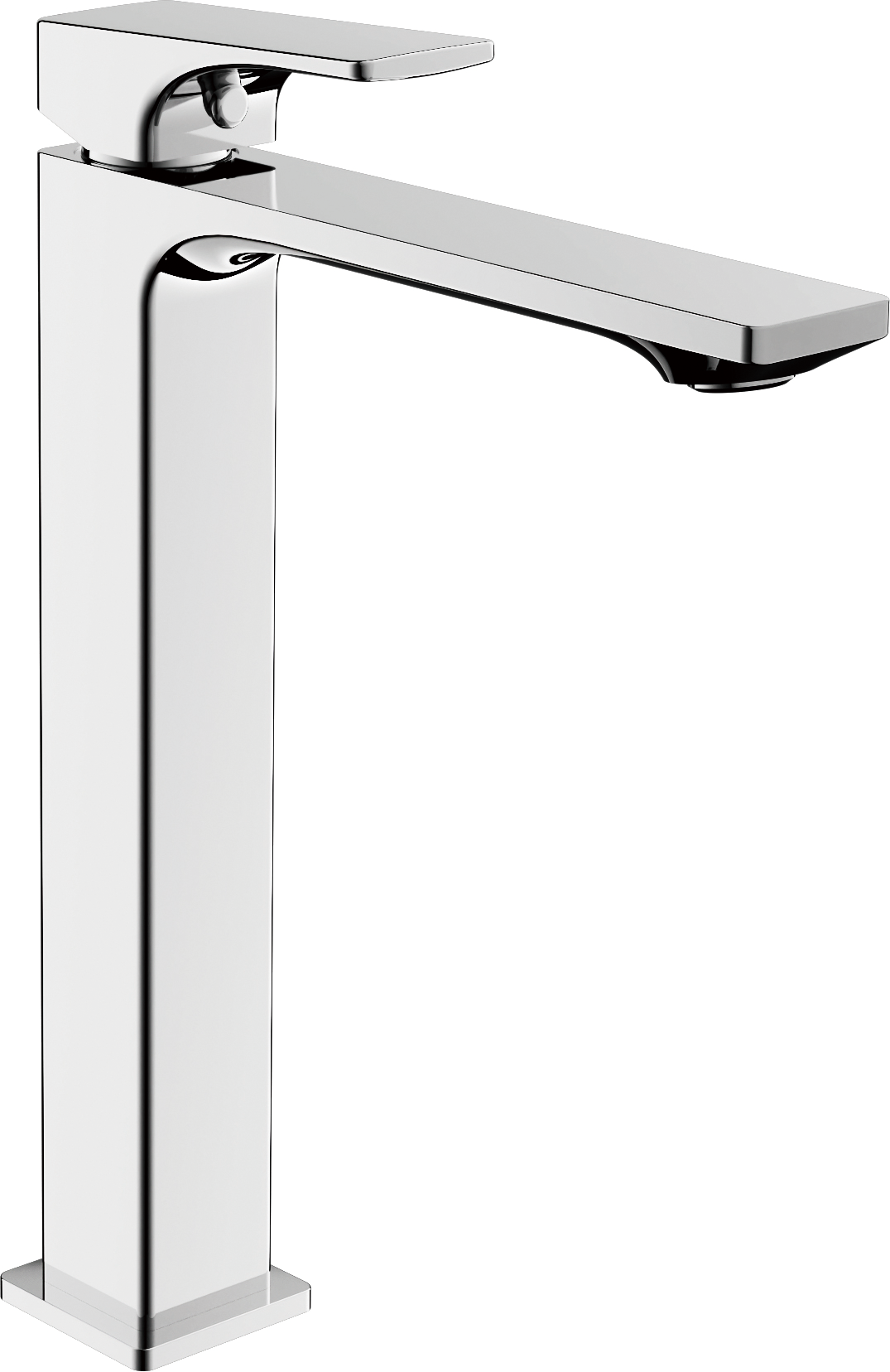 Смеситель для раковины-чаши, высокий, хром, латунь, B11709