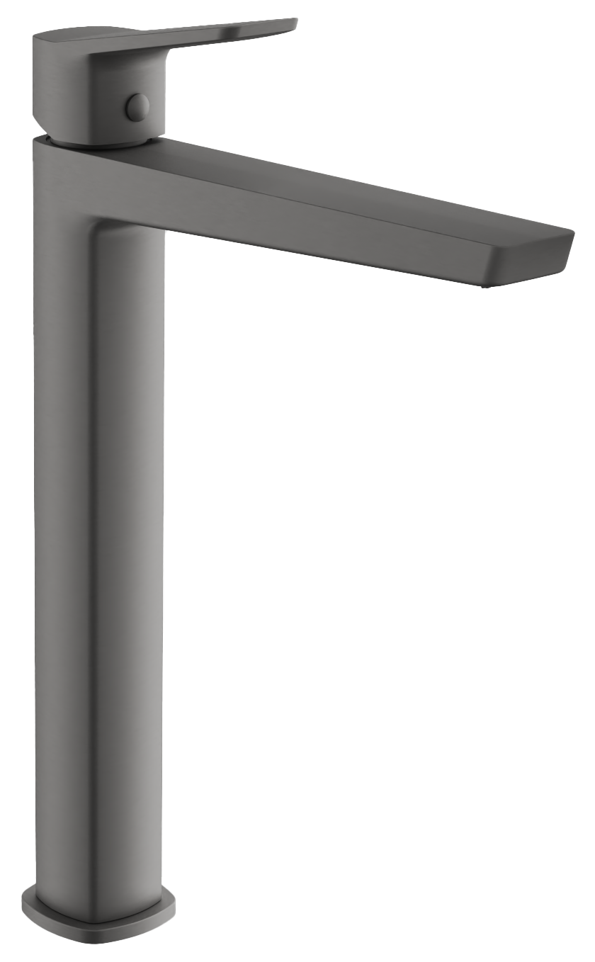 Смеситель для раковины-чаши, высокий, оружейная сталь, B11715-3