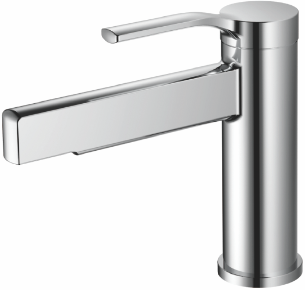 Смеситель для раковины, с гигиенической лейкой, хром, B12612