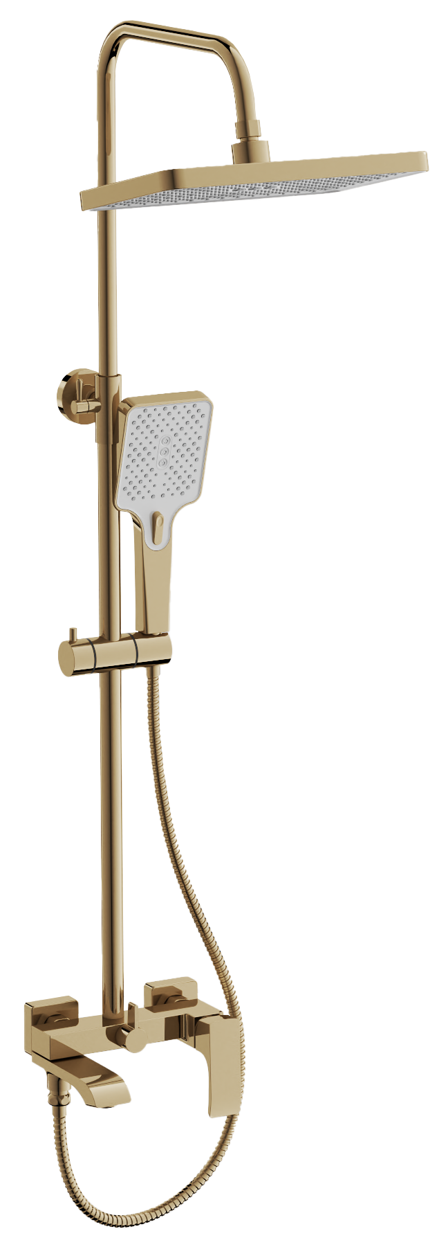 Душевая система, излив-переключатель, золото, B24507-5