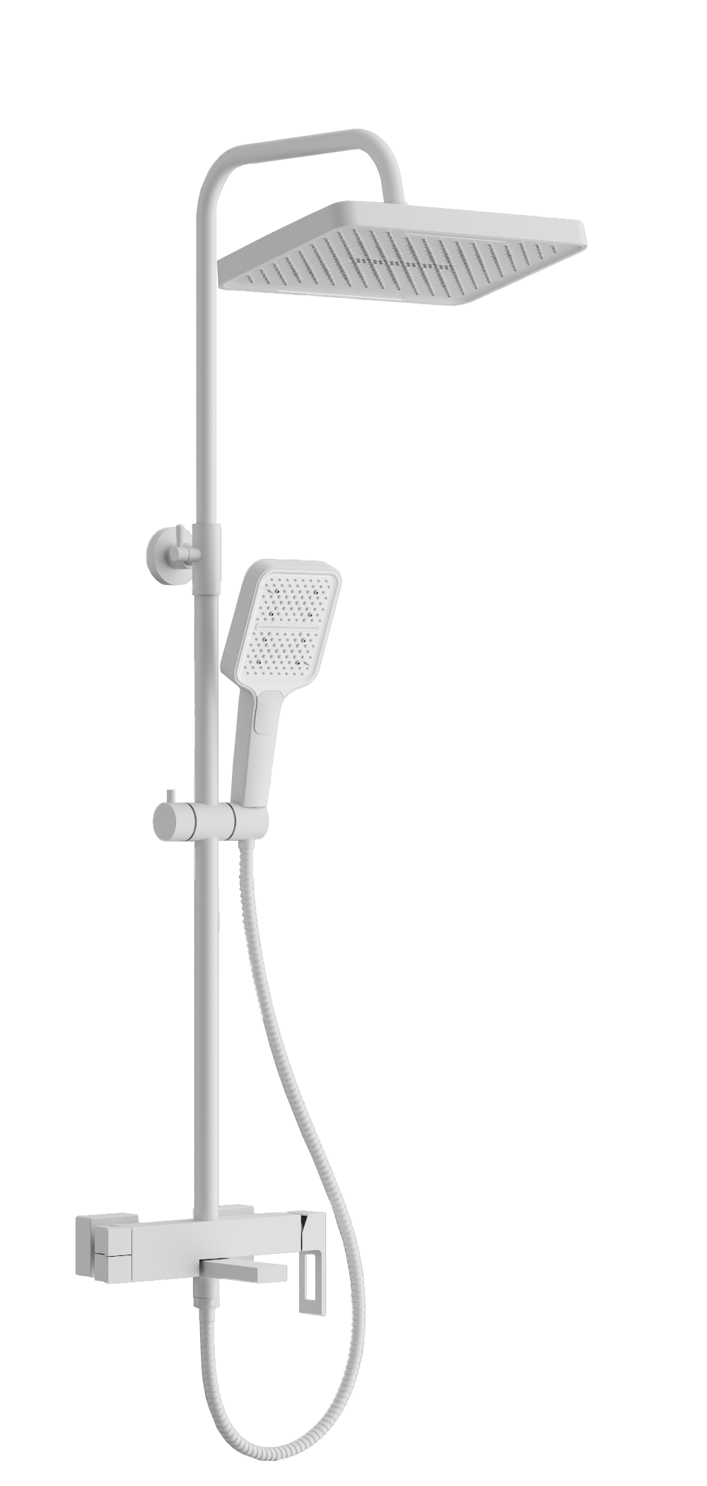 Душевая система, излив-переключатель, белый, B24658-8