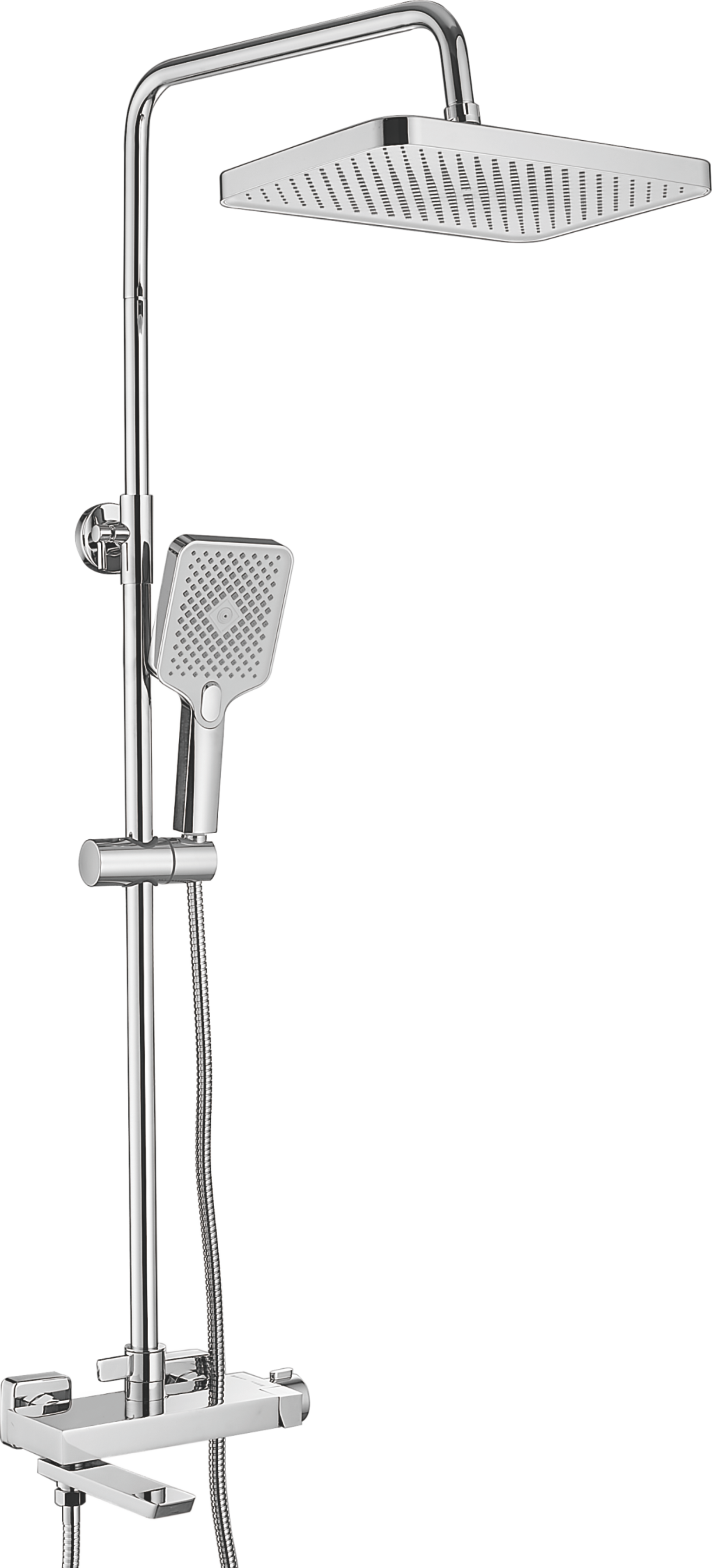 Душевая система, излив-переключатель, хром, B24672