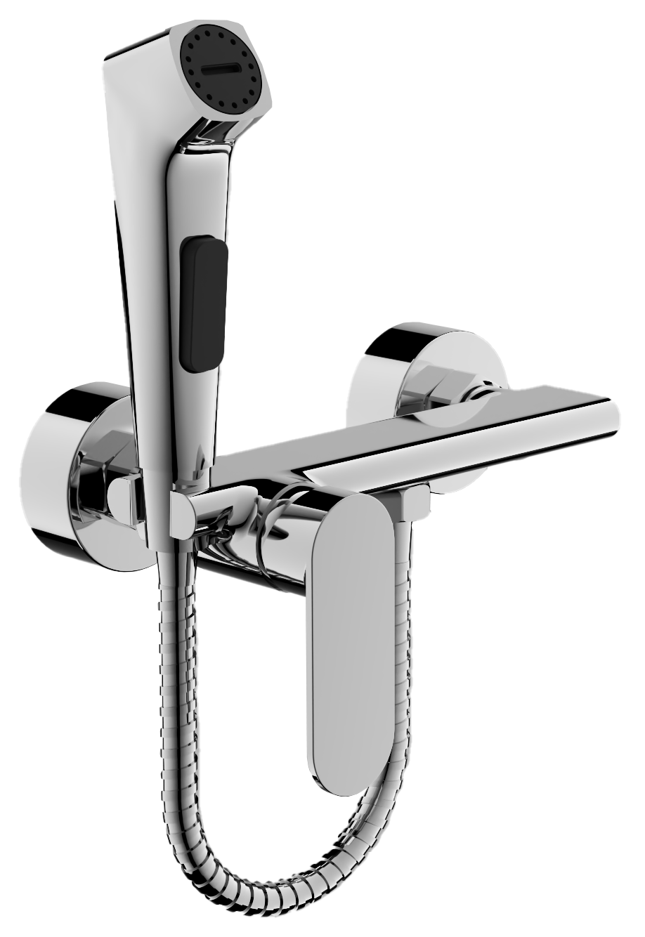 Смеситель гигиенический, с гигиенической лейкой, хром, B55645