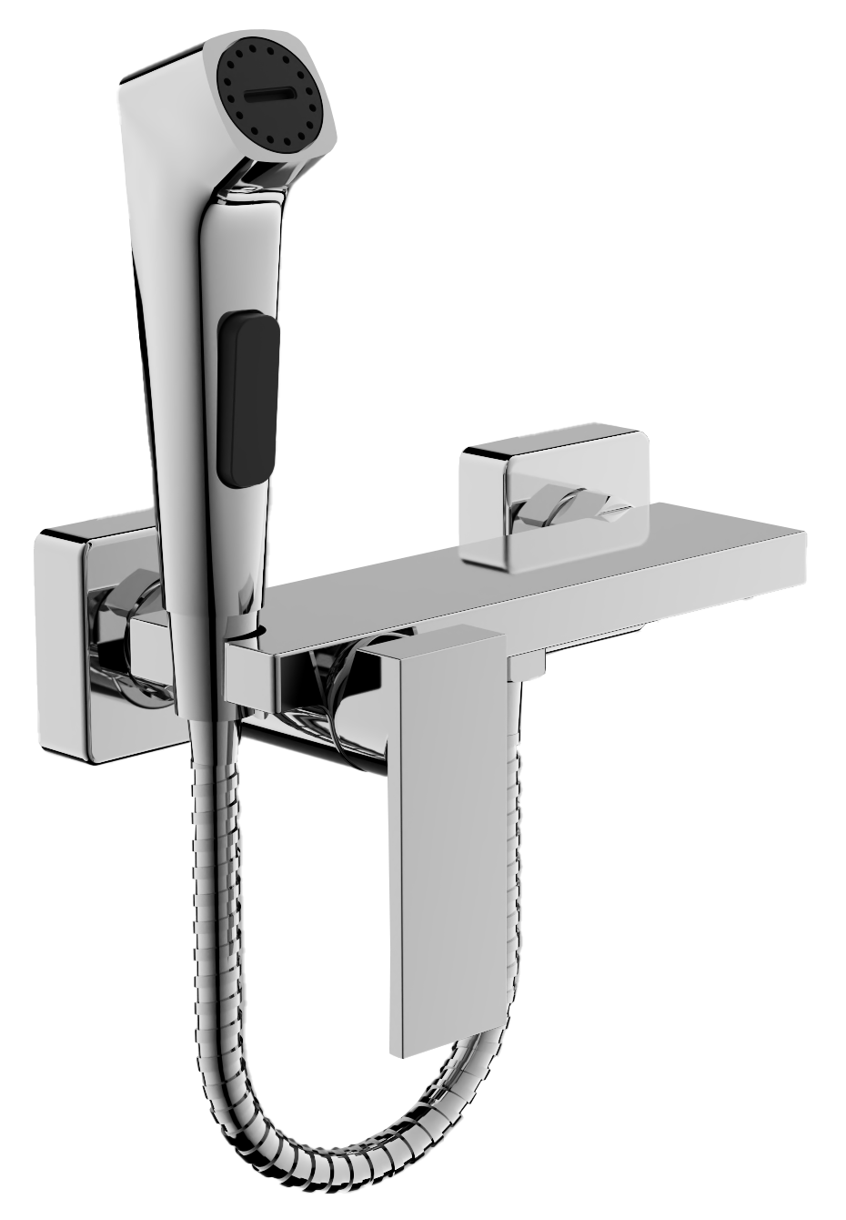 Смеситель гигиенический, с гигиенической лейкой, хром, B55653