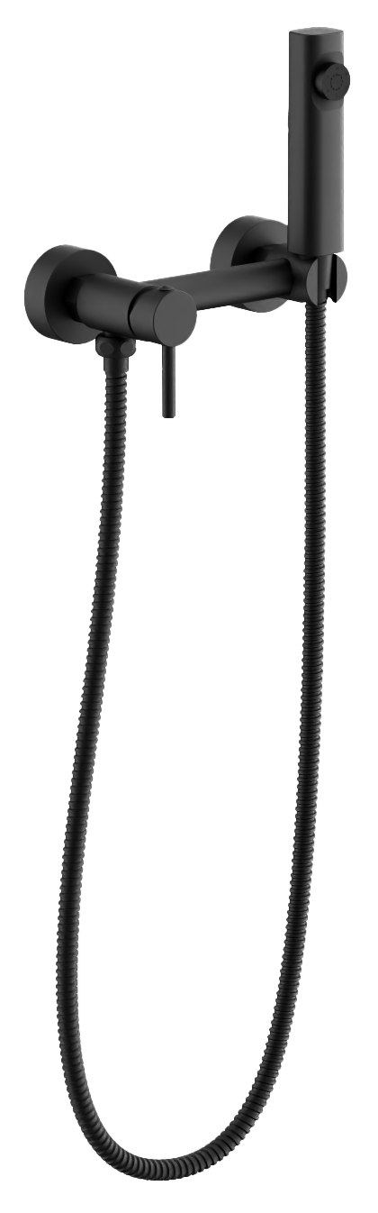 Смеситель гигиенический, с гигиенической лейкой, черный, B55803-7