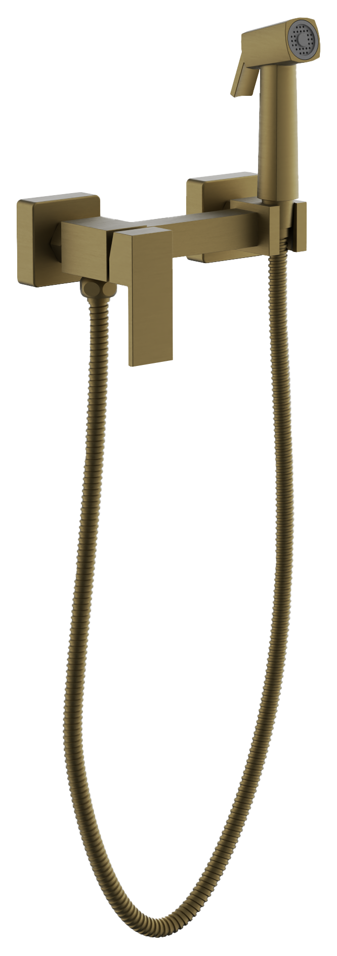 Смеситель гигиенический, с гигиенической лейкой, брашированное золото, B55806-5