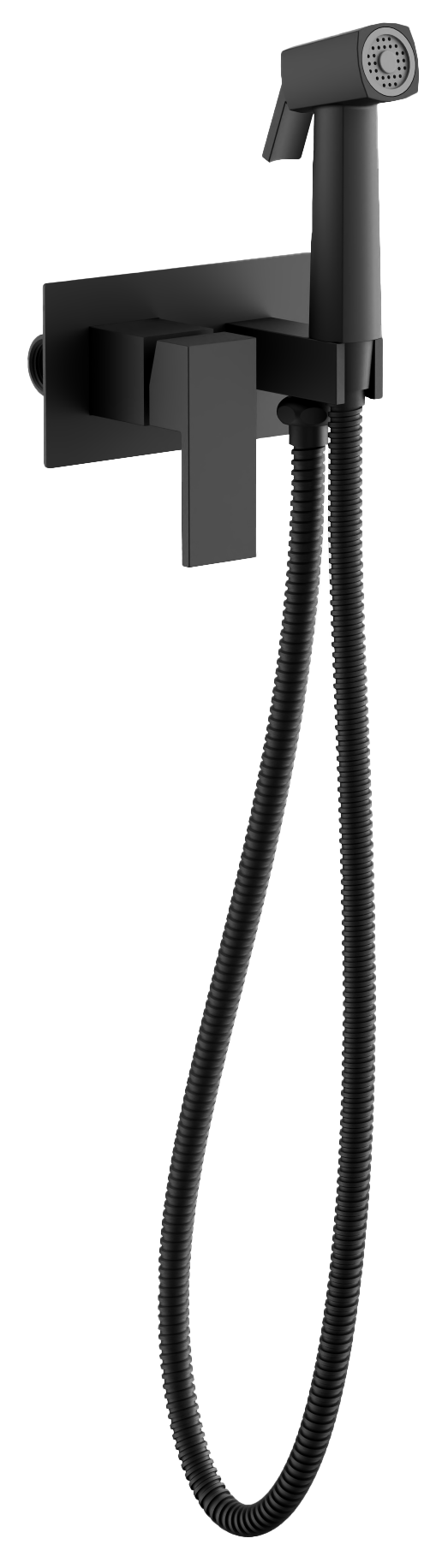 Смеситель гигиенический, с гигиенической лейкой, черный, B55808-7