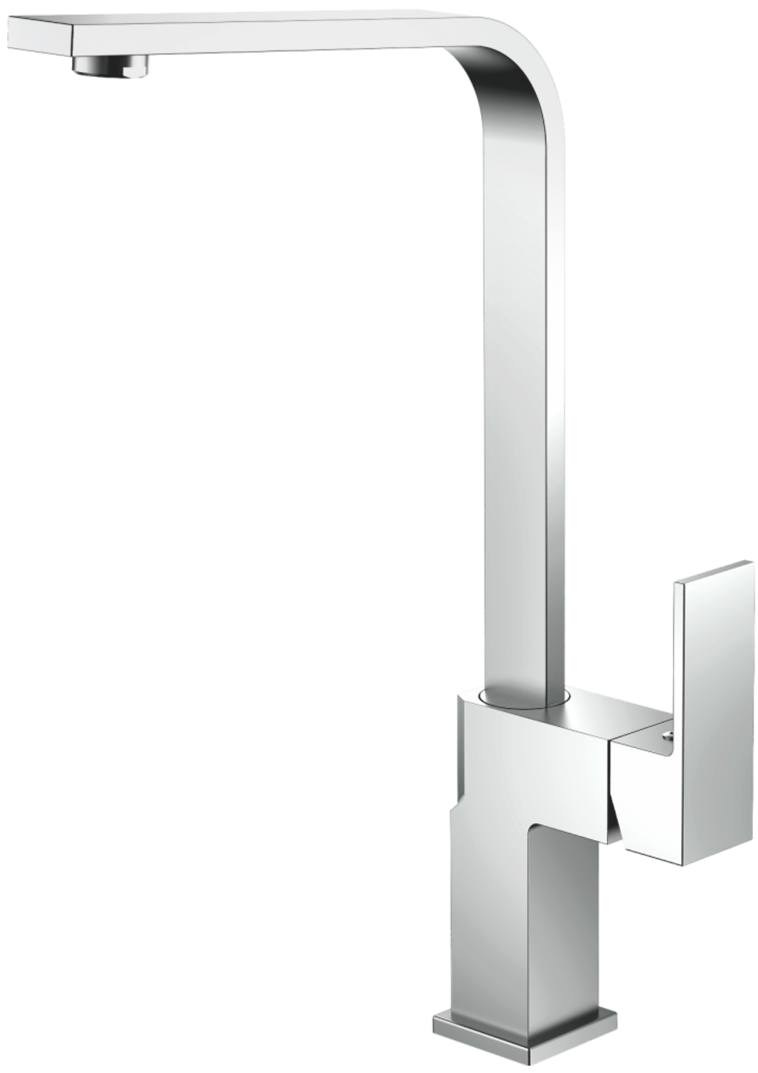 Смеситель для кухни, поворотный излив, хром, B70613