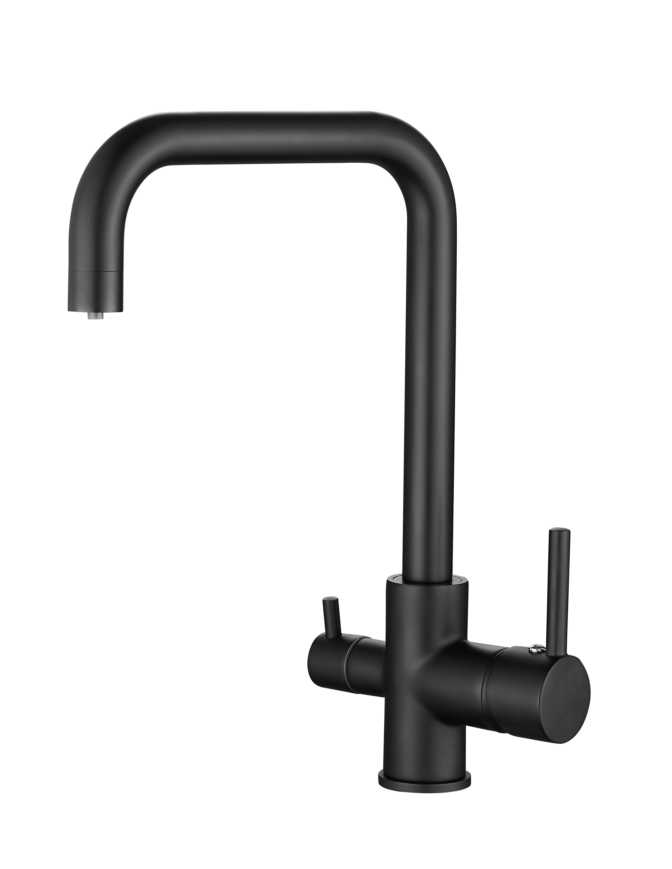 Смеситель для кухни, с подключением фильтра, черный, B76802-7