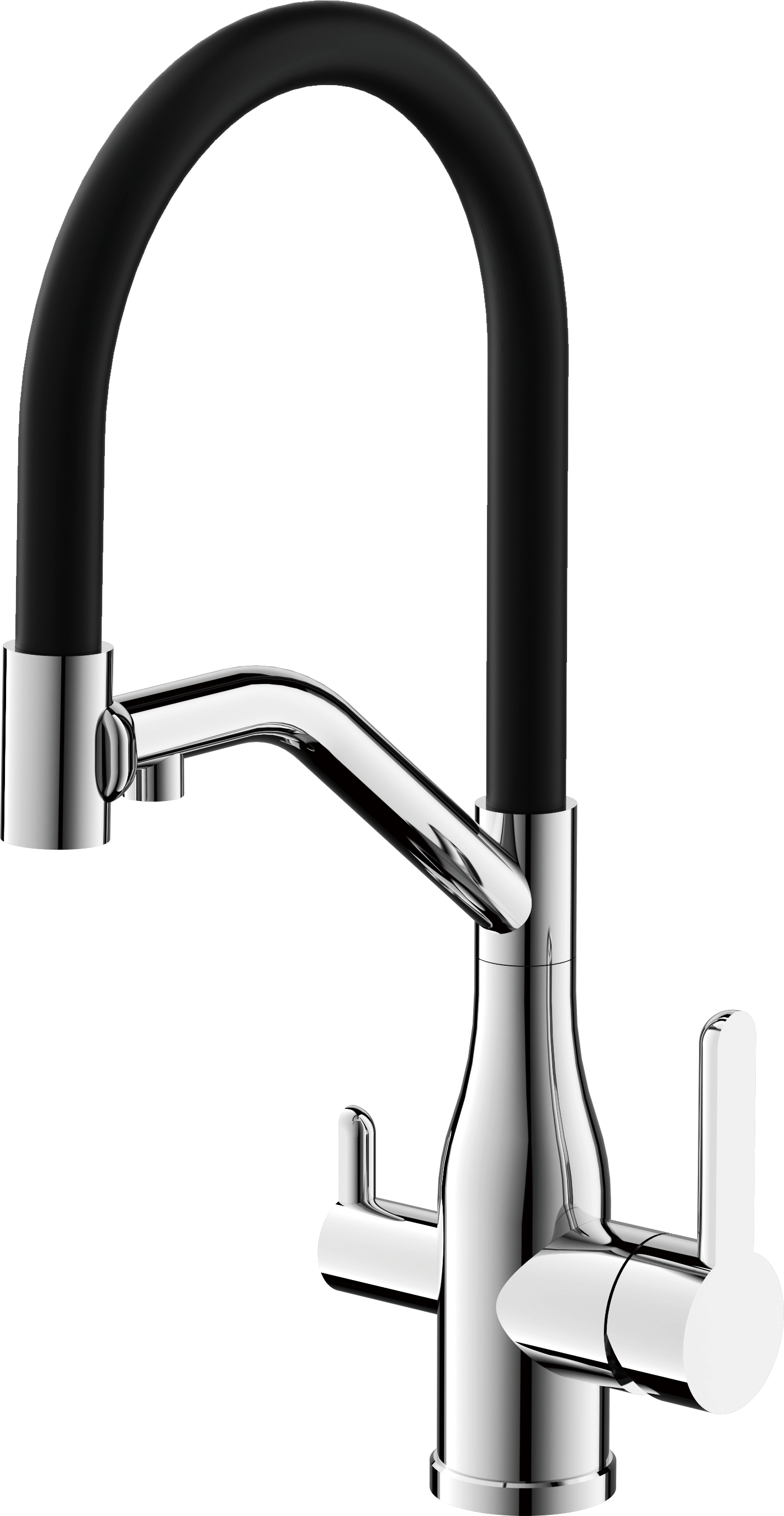 Смеситель для кухни, с подключением фильтра, сатин, B78815-1