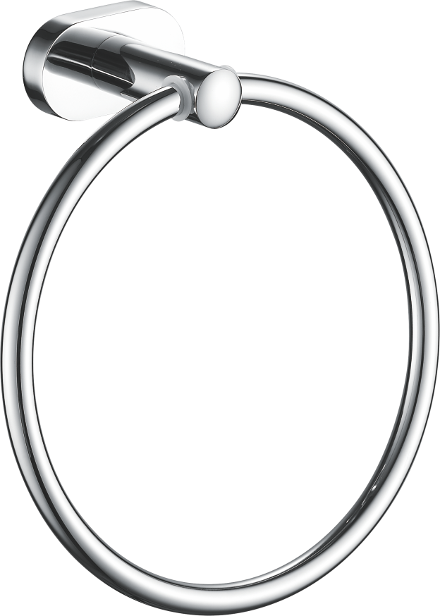 Держатель для полотенец, кольцо, хром, B90004