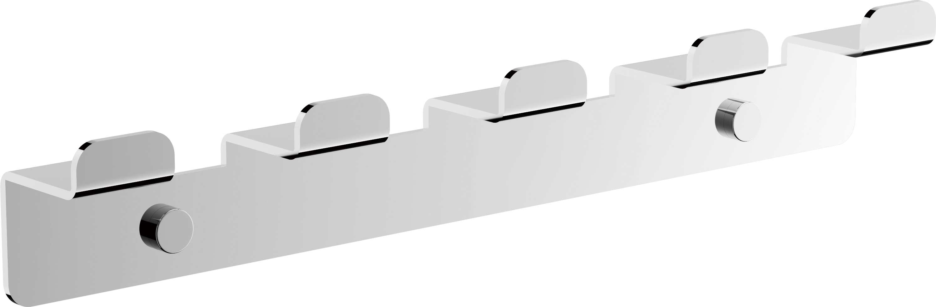 Планка с крючками, (5), хром, B9005