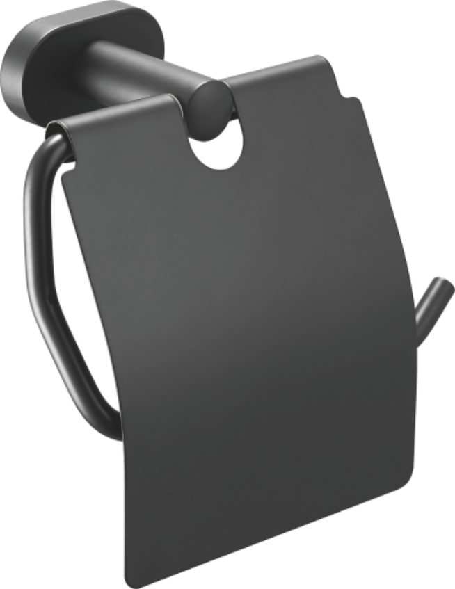 Держатель для туалетной бумаги, черный, B90103