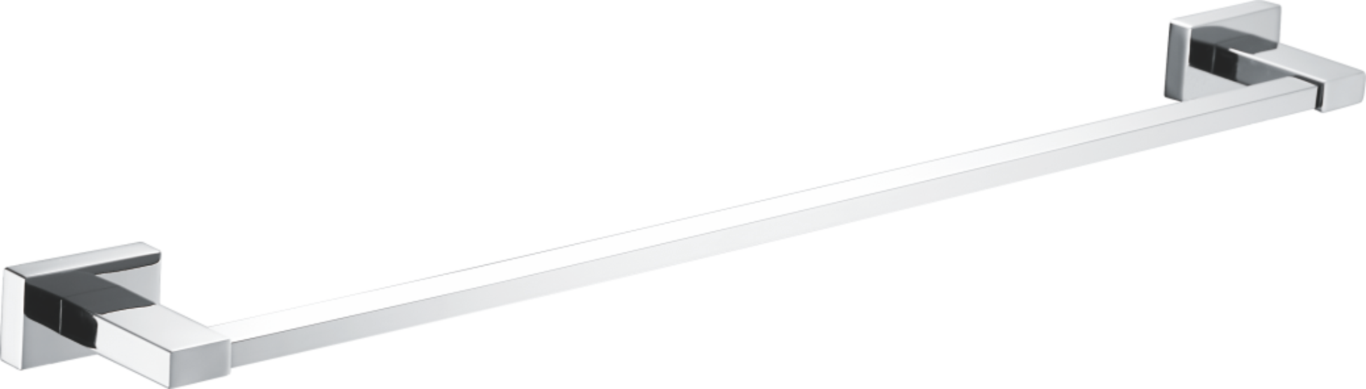 Держатель для полотенец, одинарный, хром, B90201