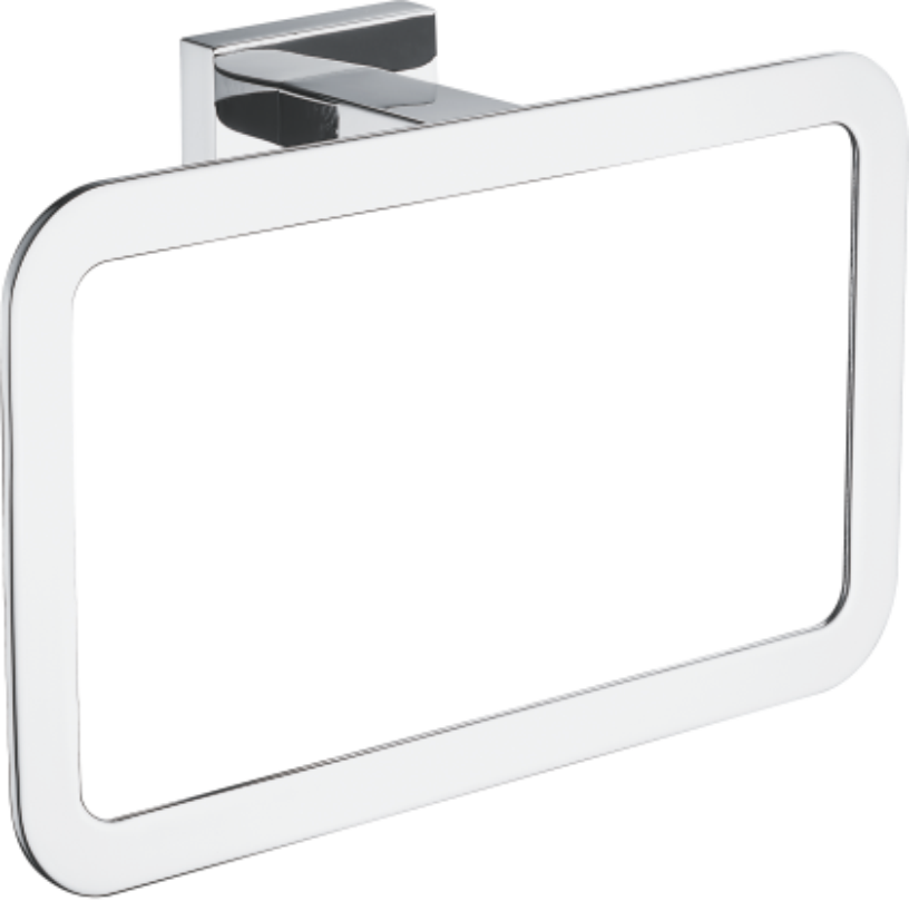 Держатель для полотенец, квадрат (1), хром, B90204
