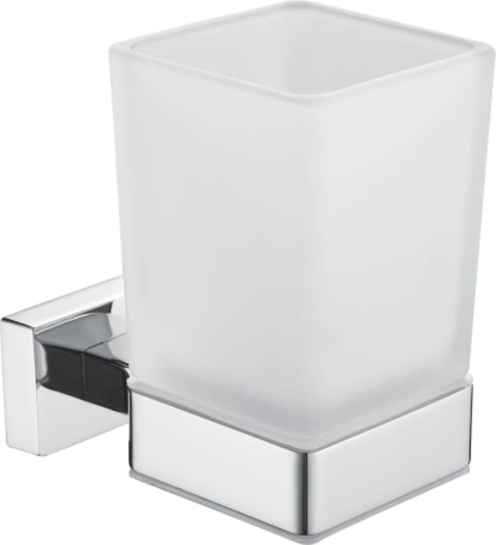 Стакан, одинарный, хром, B90206