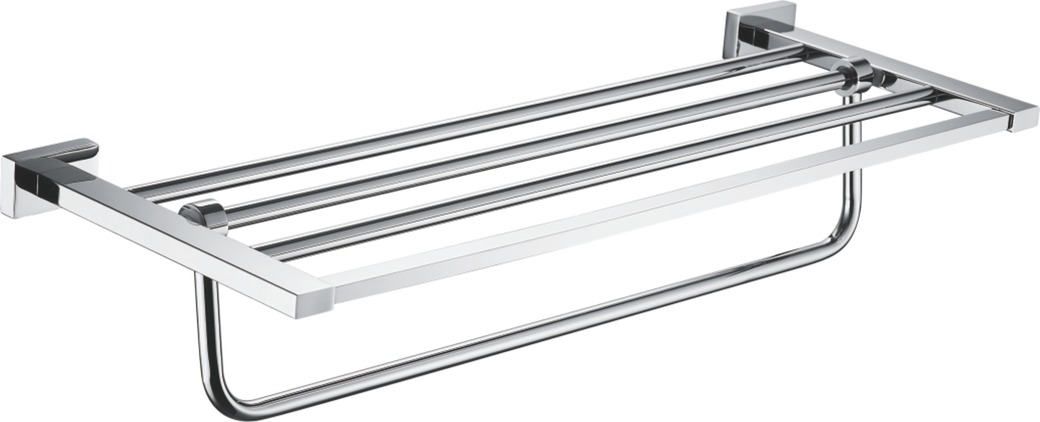 Полка для полотенец, хром, B90224