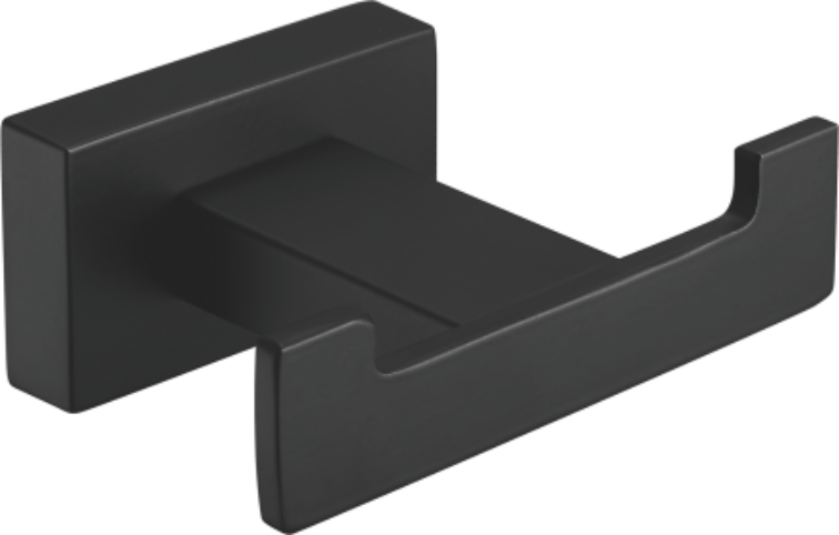 Крючок, двойной, черный, B90305-2