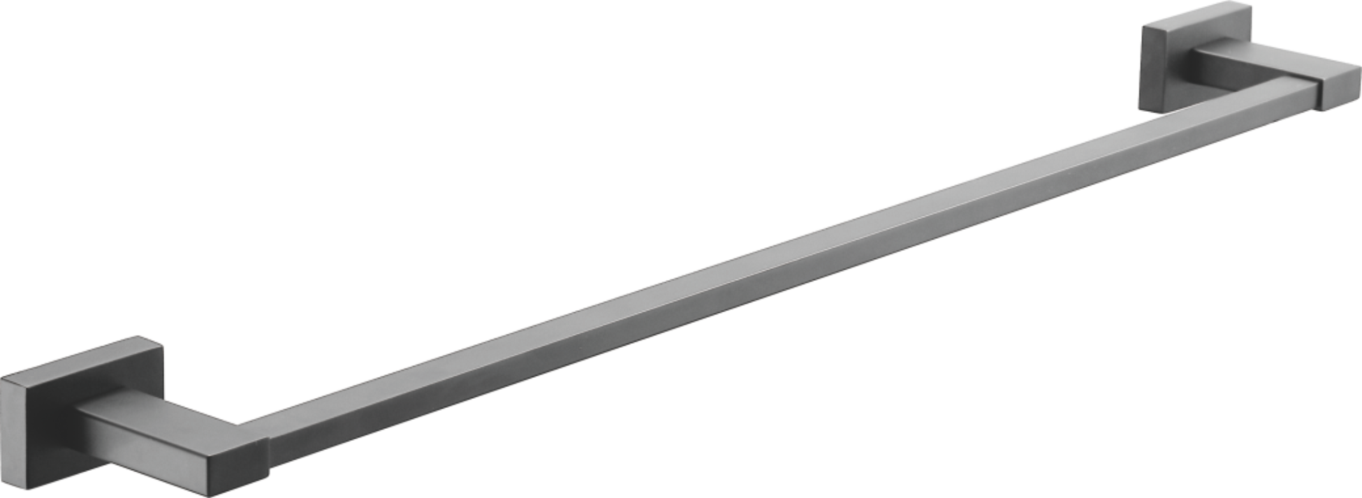 Держатель для полотенец, одинарный, оружейная сталь, B90401