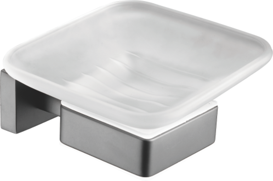 Мыльница, стеклянная, оружейная сталь, B90402