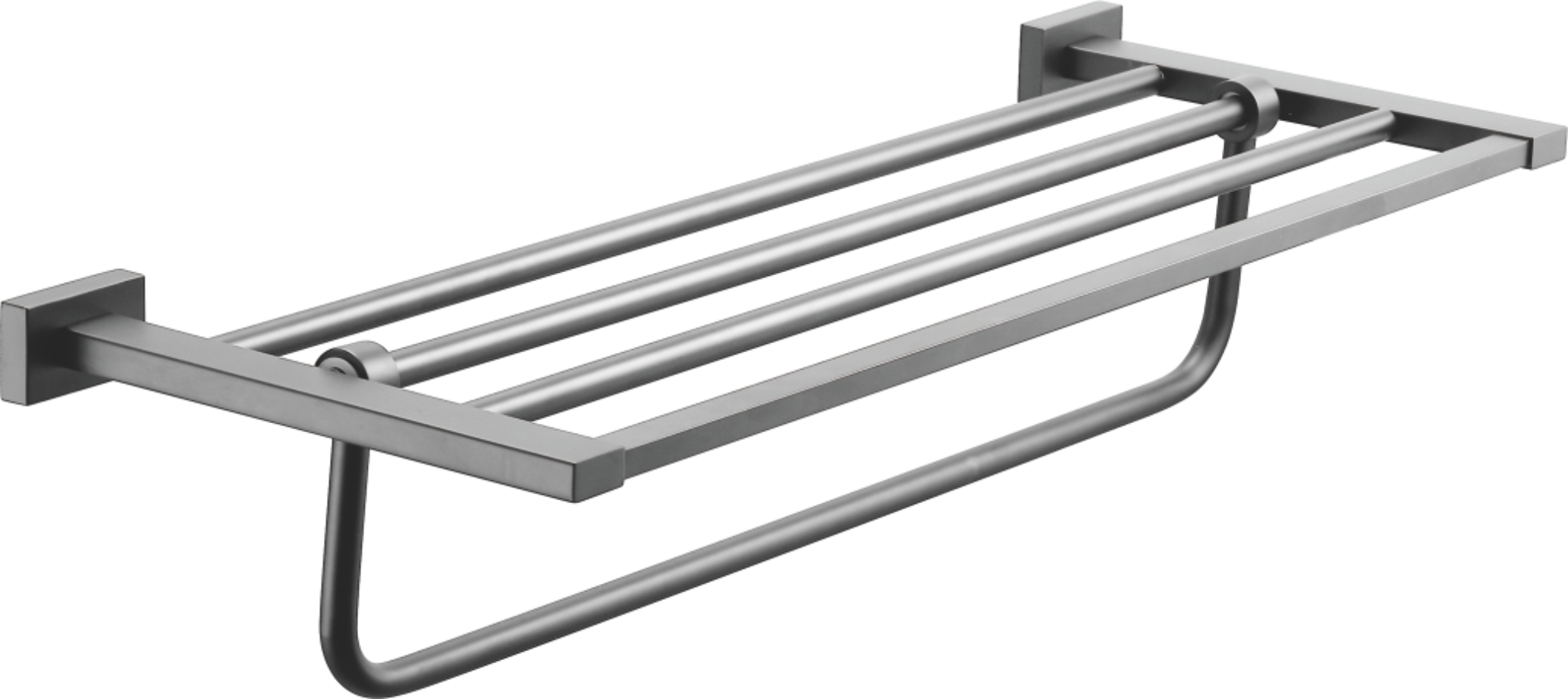 Полка для полотенец, оружейная сталь, B90424