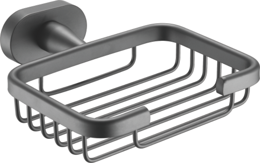 Мыльница, металлическая, оружейная сталь, B90502-1