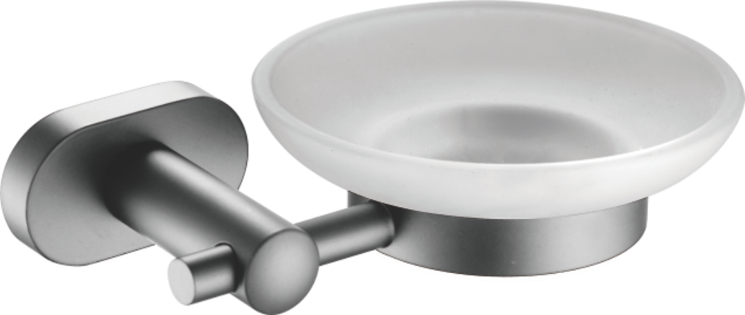 Мыльница, стеклянная, оружейная сталь, B90502