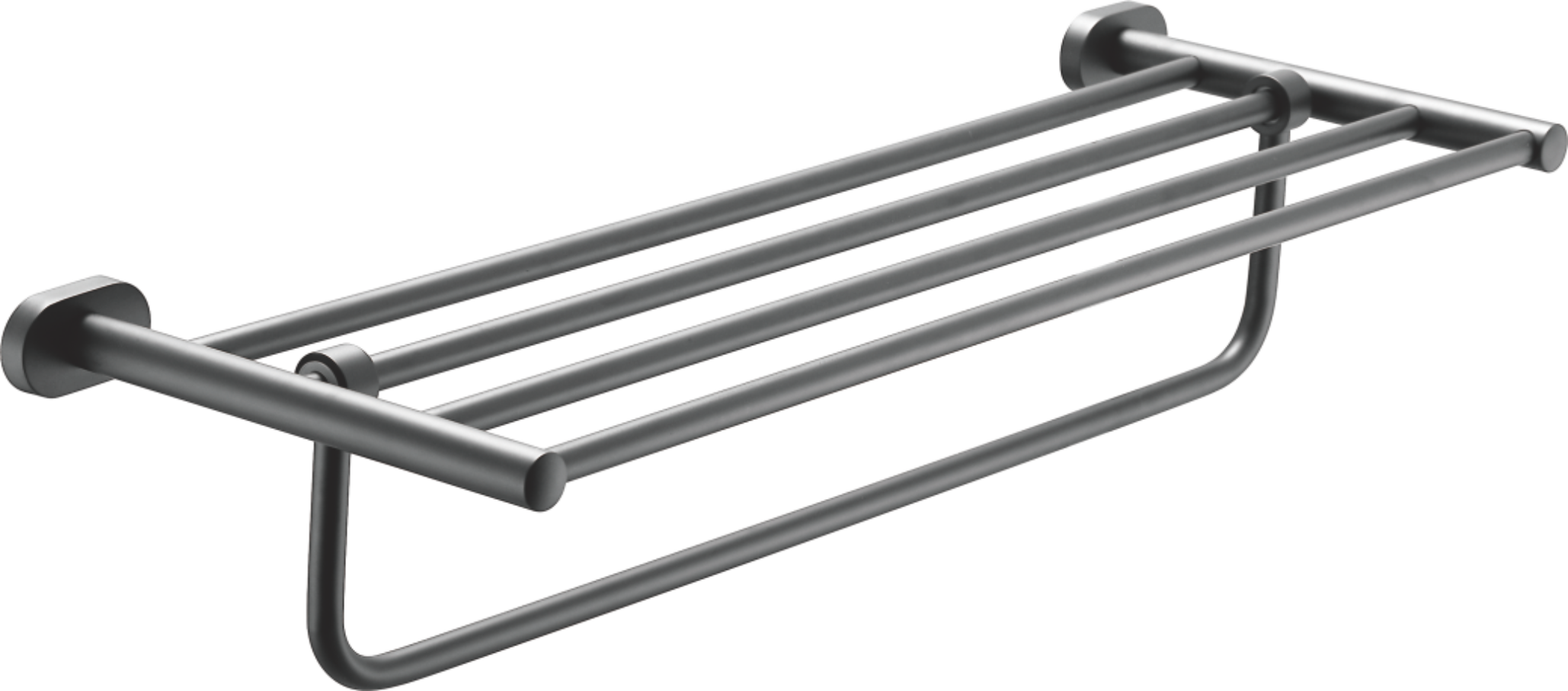 Полка для полотенец, оружейная сталь, B90524