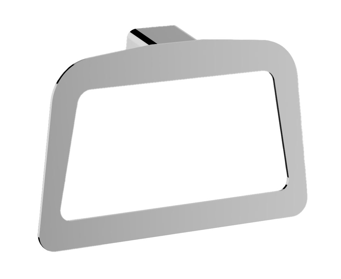 Держатель для полотенец, квадрат (2), хром, B90604