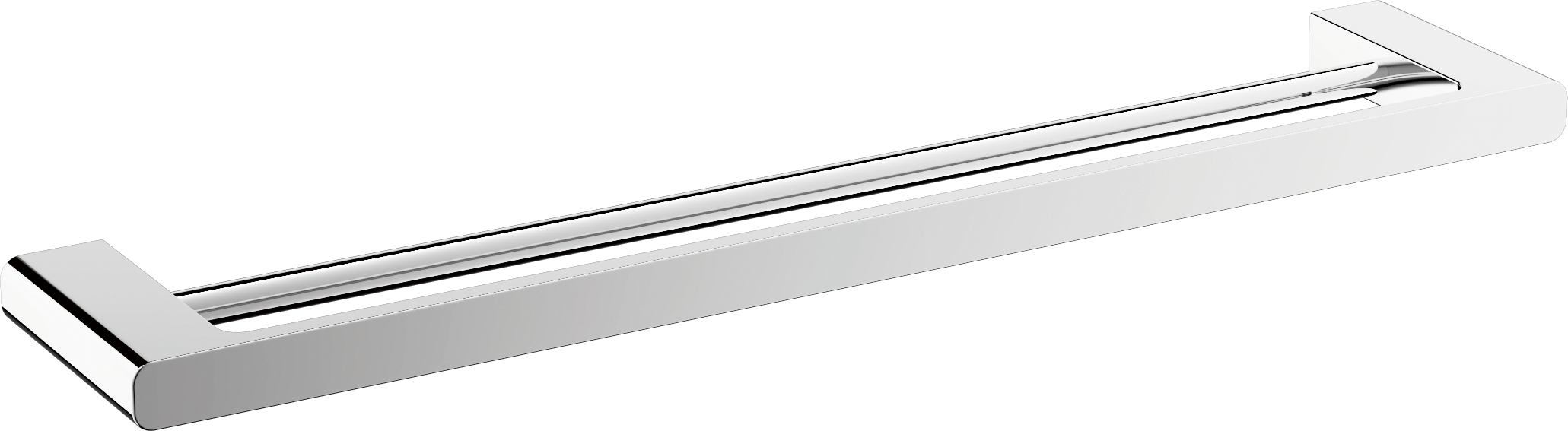 Держатель для полотенец, двойной (1), хром, B90609