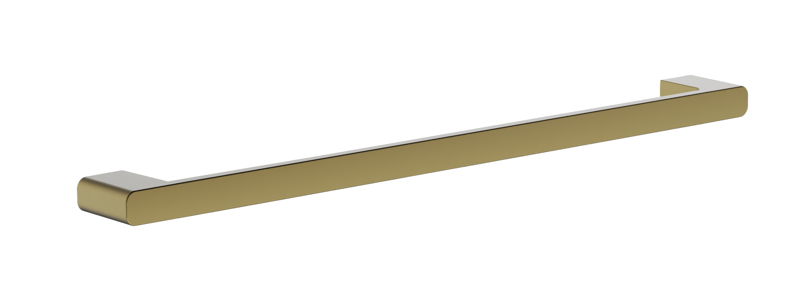 Держатель для полотенец, одинарный, брашированное золото, B90801