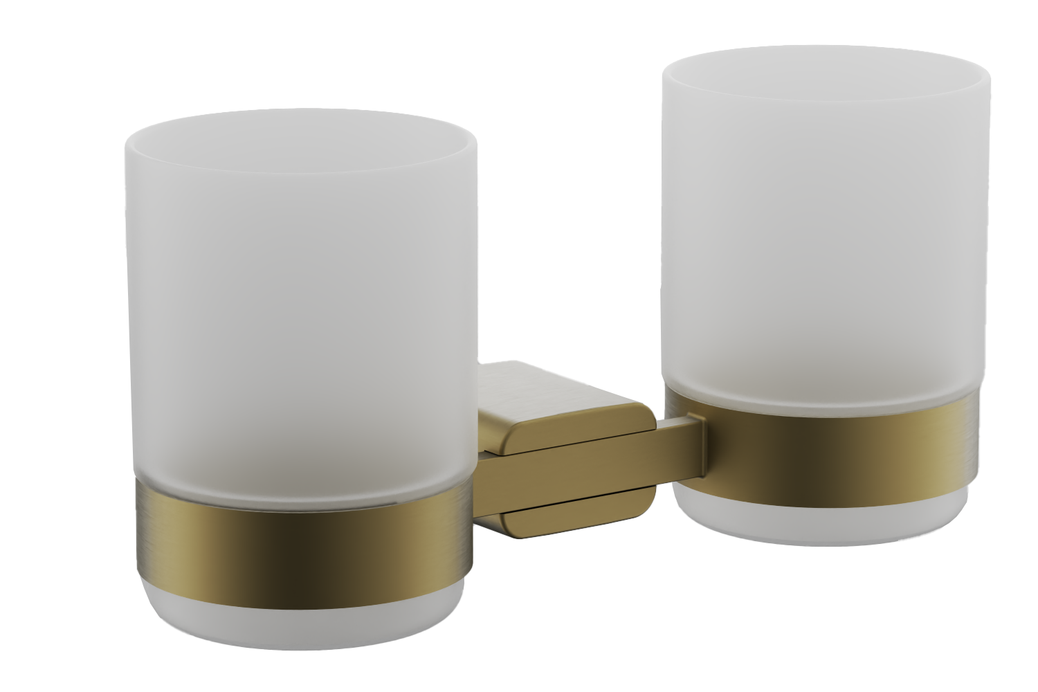 Стакан, двойной, брашированное золото, B90808