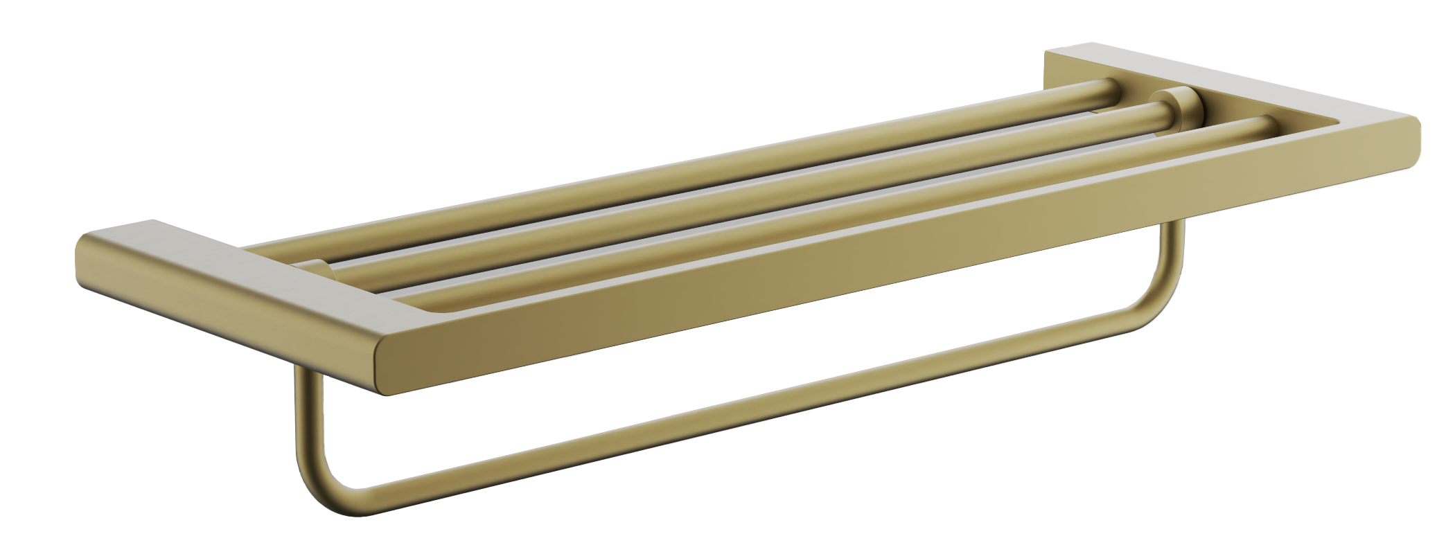 Полка для полотенец, брашированное золото, B90824