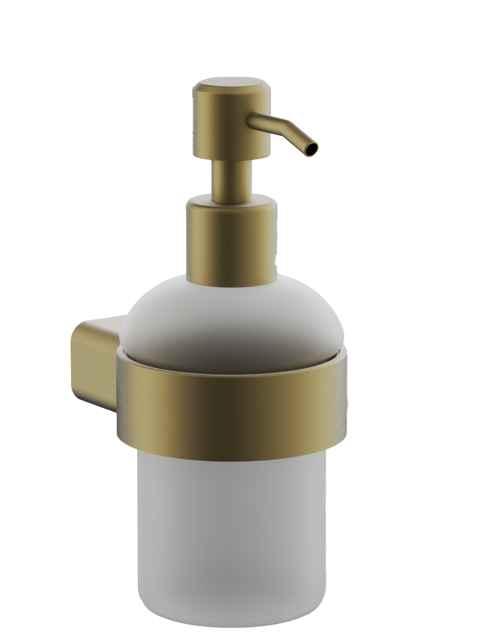 Дозатор, стеклянный, брашированное золото, B90827