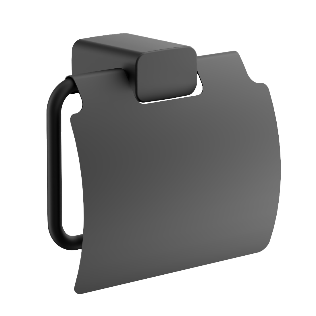 Держатель для туалетной бумаги, черный, B90903