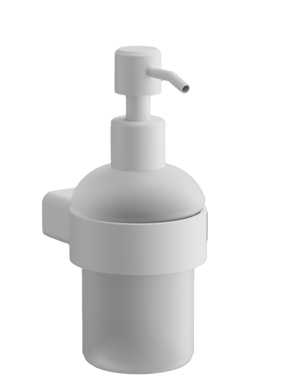 Дозатор, стеклянный, белый, B91027