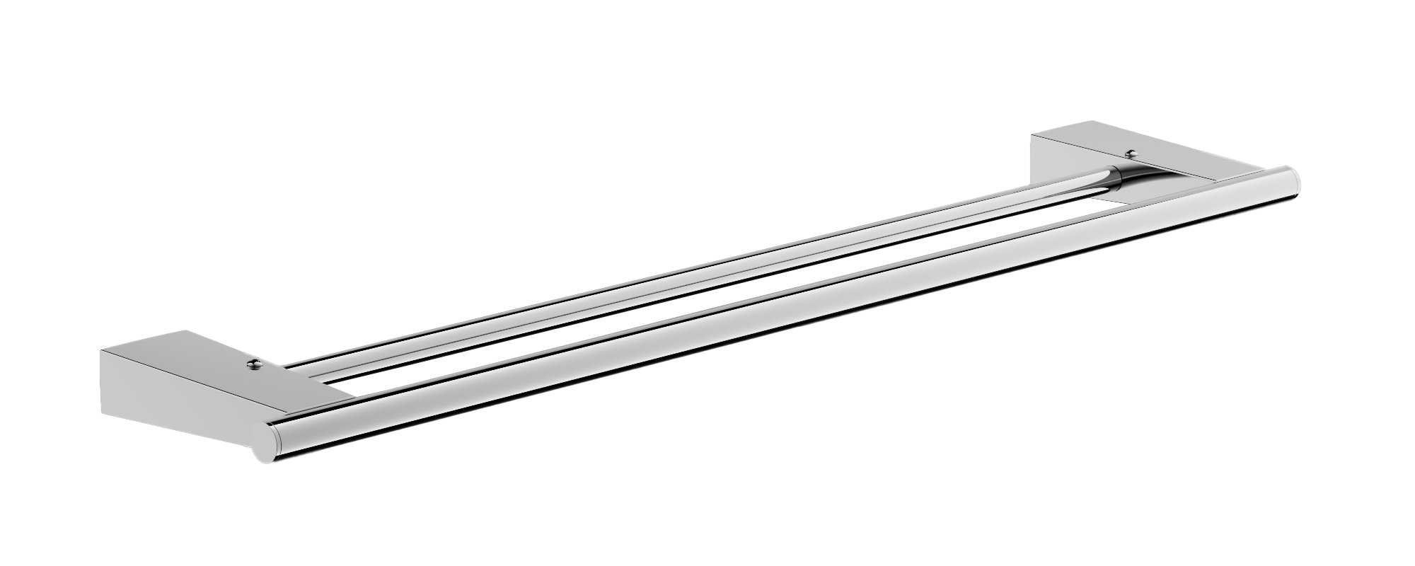 Держатель для полотенец, двойной (1), хром, B91109