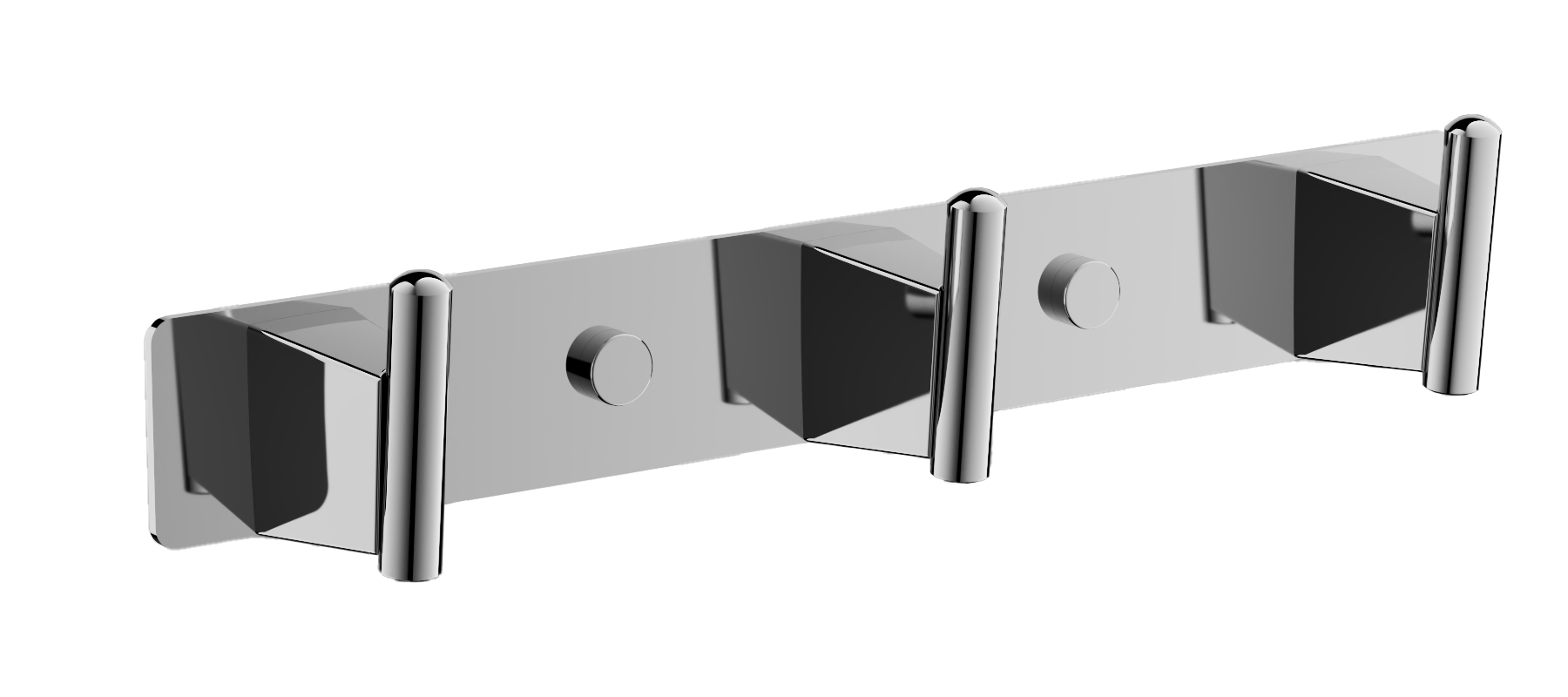 Планка с крючками, (3), хром, B91115-3