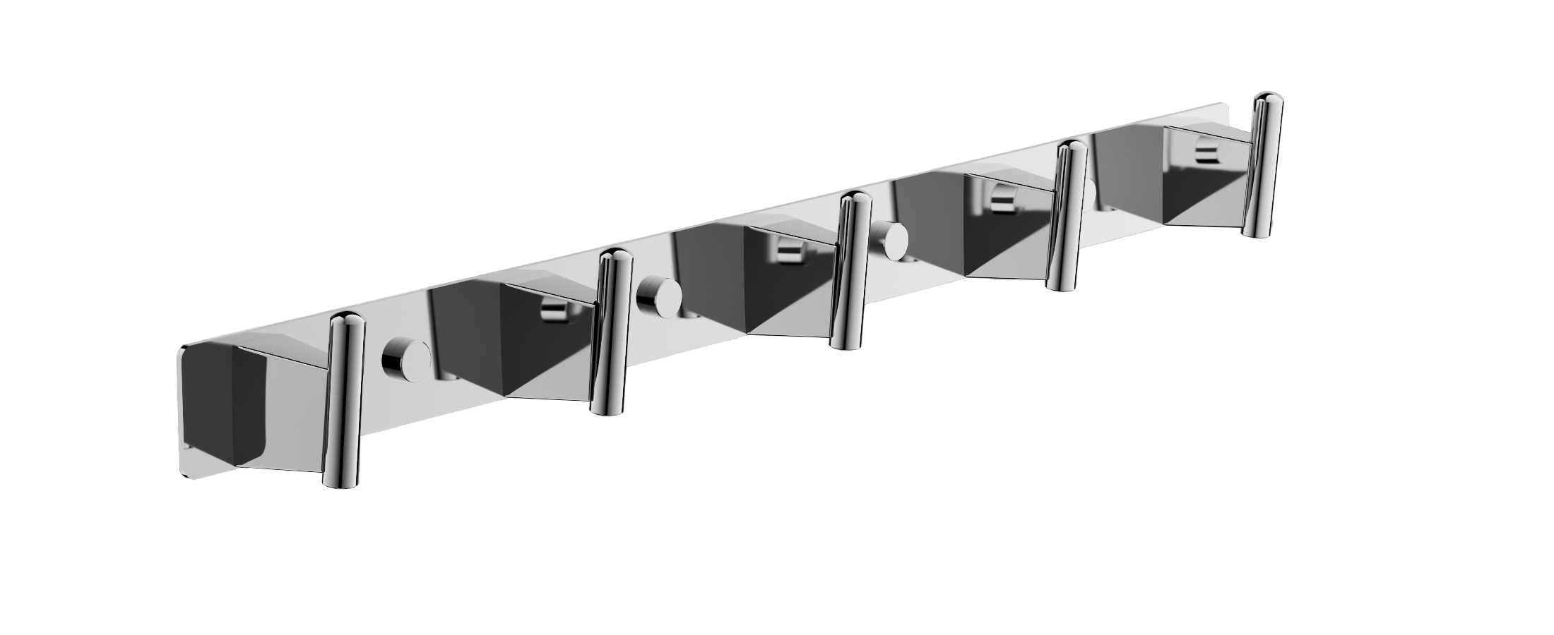 Планка с крючками, (5), хром, B91115-5