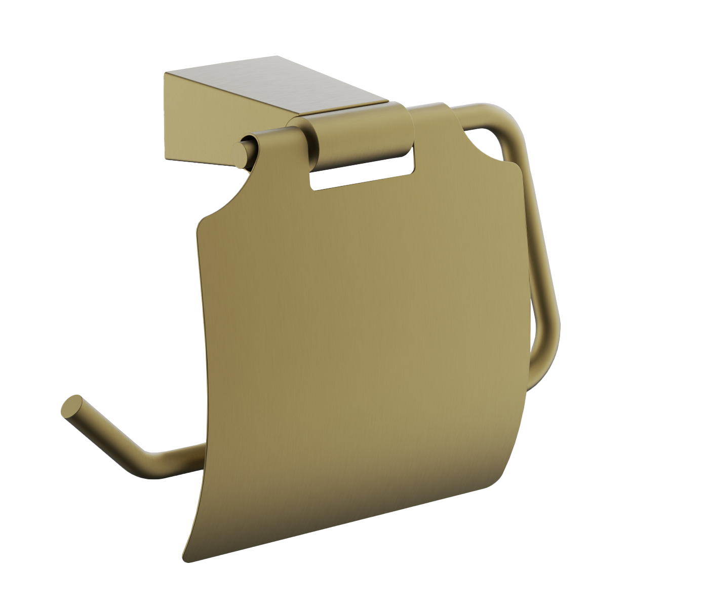 Держатель для туалетной бумаги, брашированное золото, B91303