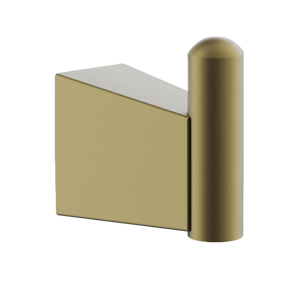 Крючок, одинарный, брашированное золото, B91305-1