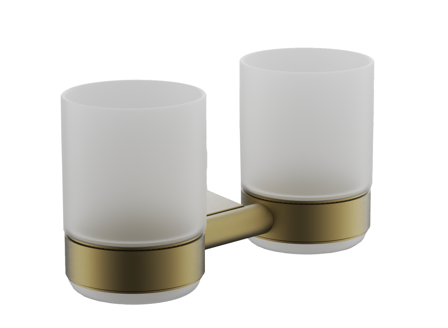 Стакан, двойной, брашированное золото, B91308