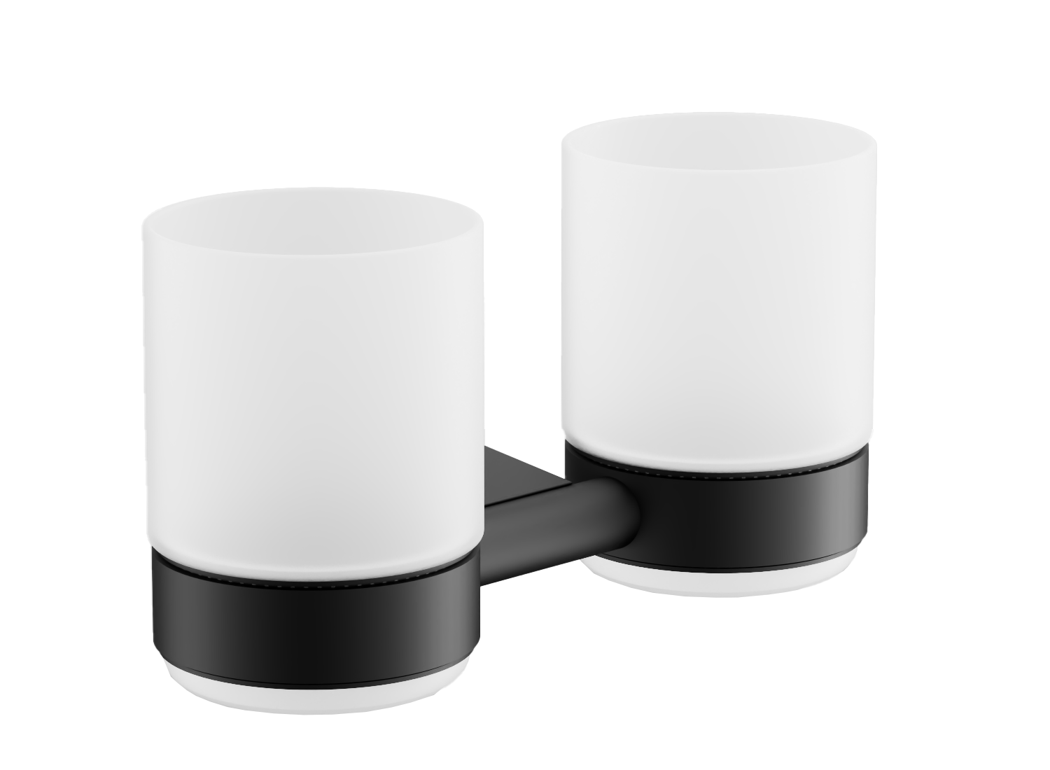 Стакан, двойной, черный, B91408