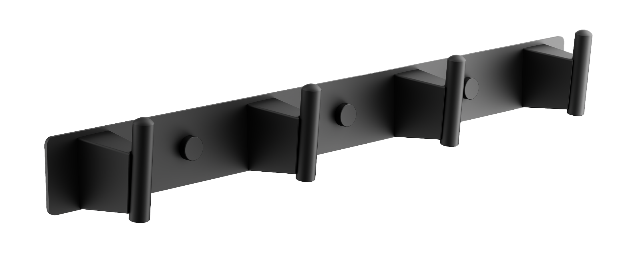 Планка с крючками, (4), черный, B91415-4