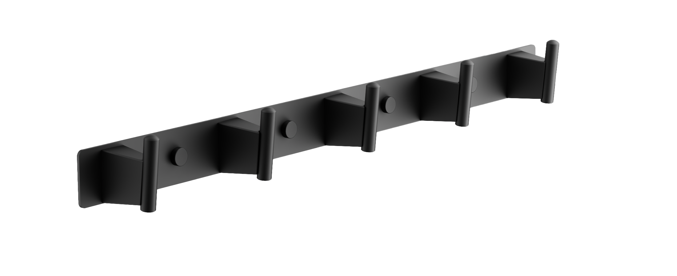 Планка с крючками, (5), черный, B91415-5